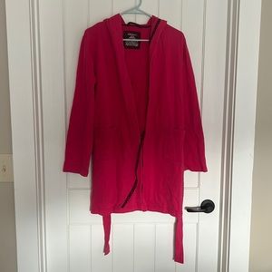 Pink target bath robe